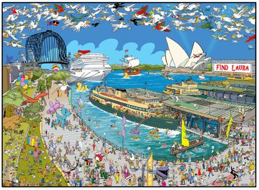 Sydney Harbour cartoon
Australia cartoons by Brett Bower
