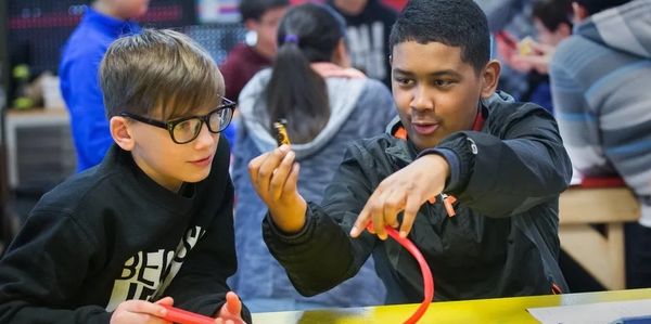 Youth using technology to solve a problem