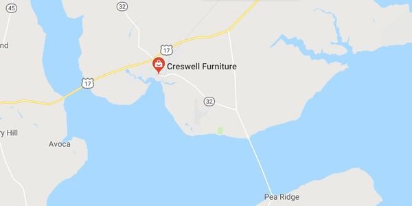 map of Creswell, NC