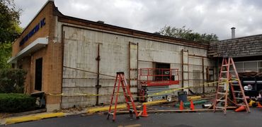 Exterior remodel of a local business