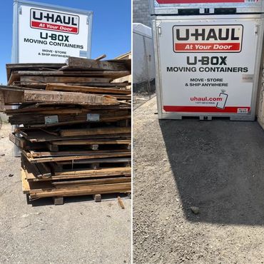 Indian Wells pallet removal and disposal