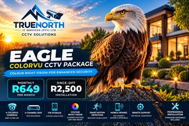 Hikvision ColorVu installation Pretoria, colour night vision CCTV, 4MP security cameras, night visio
