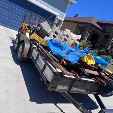 Junk picked up from a satisfied customer
