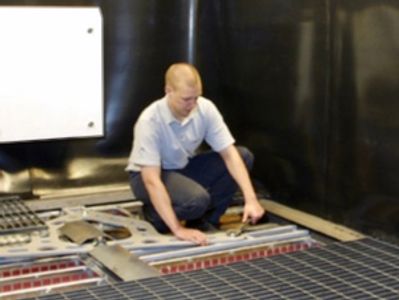 Sweeper Floor for Blast booth