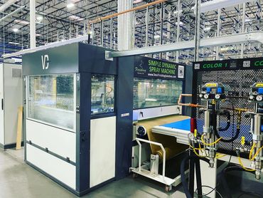 Simple Dynamic Spray Machine