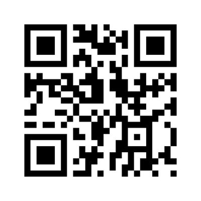 A black and white QR code on a white background.