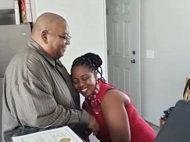 The happy Bride and Groom