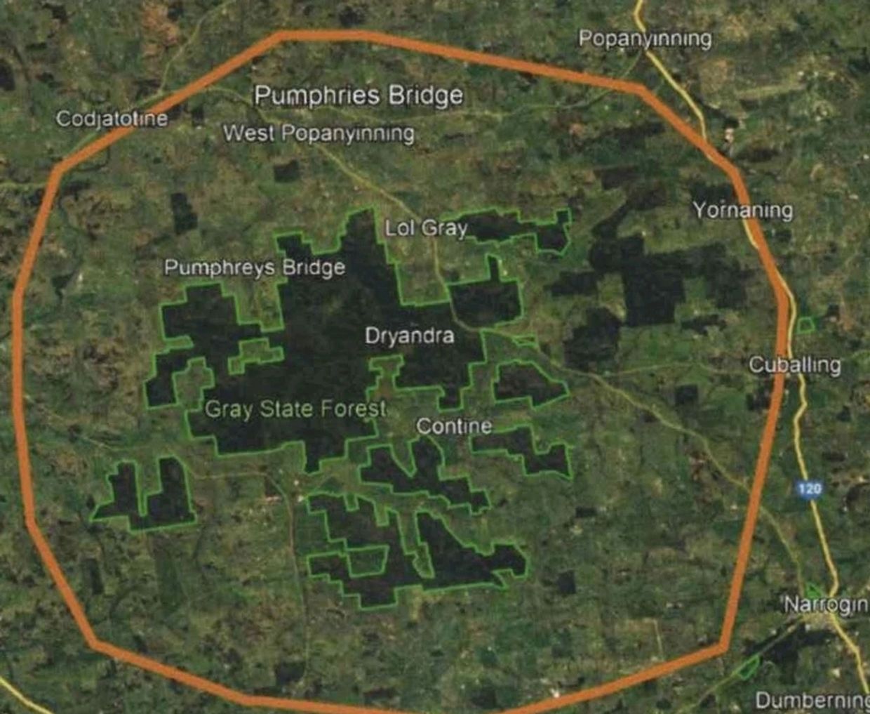 Wilman (Dryandra) People map