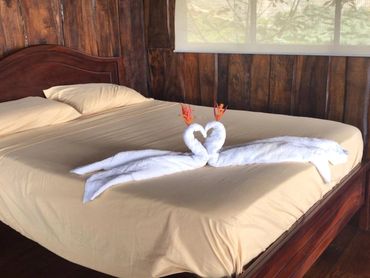 All bedrooms have big views, comfortable queen beds, ensuite bathrooms, screens and fans