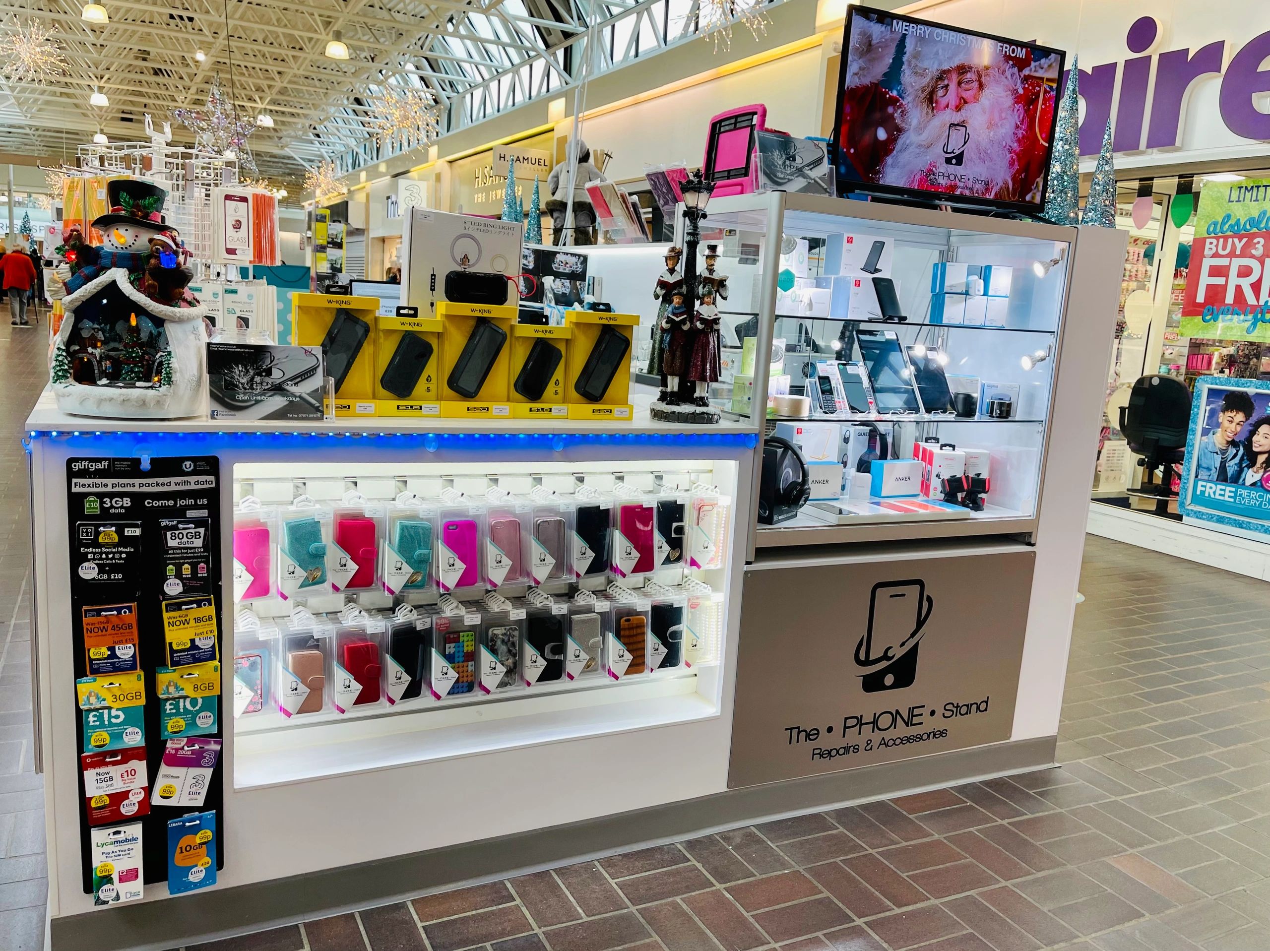 store front The phone stand