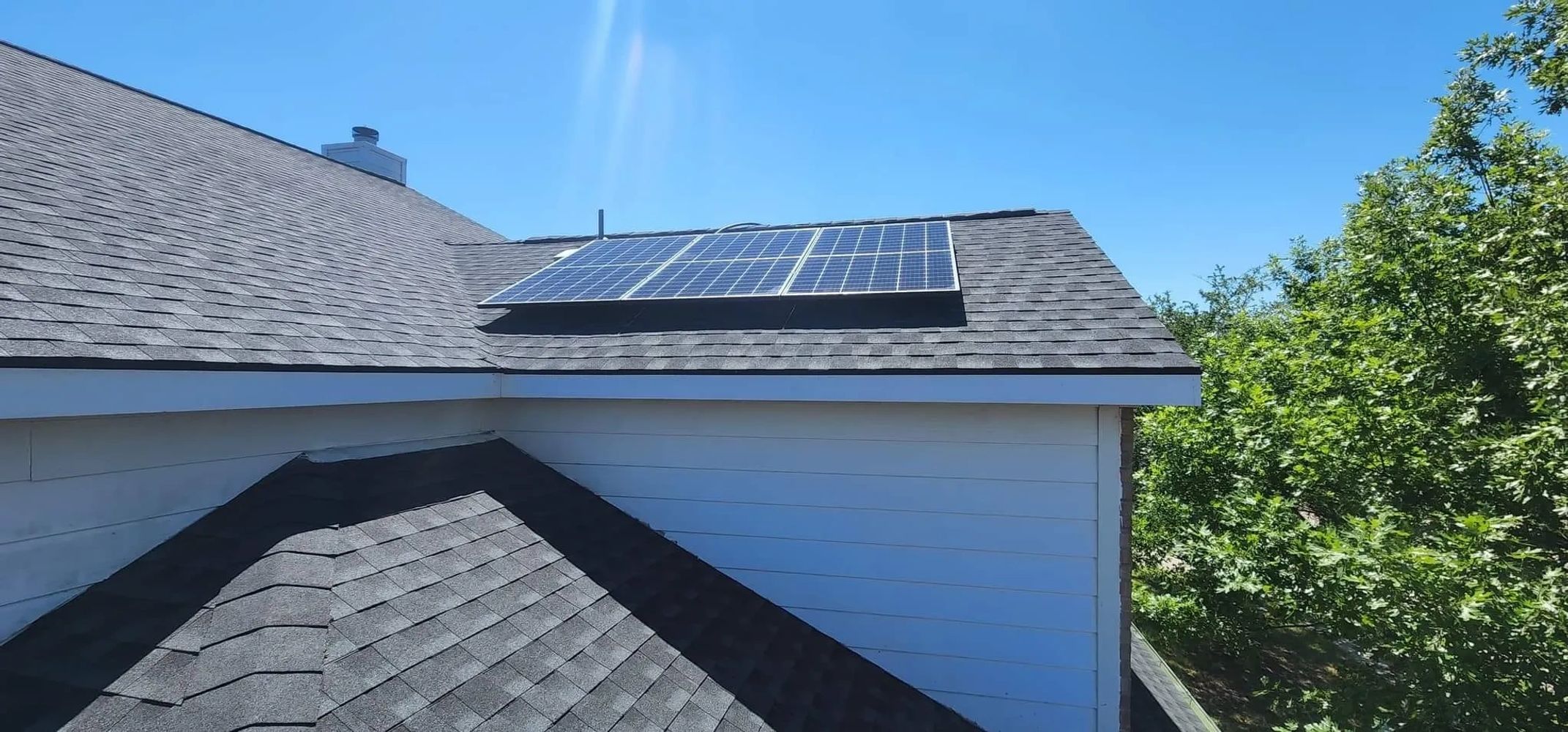 Roof with Solar Panels...