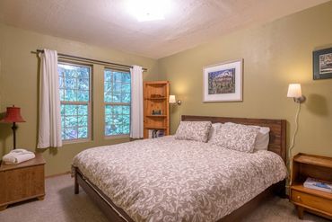 Quiet master bedroom for a great night's sleep