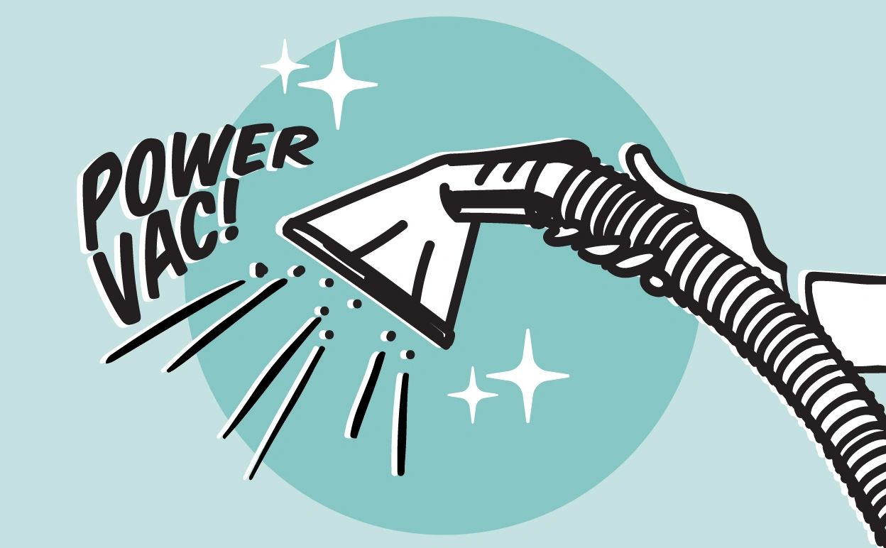 Self-serve power vacuums.