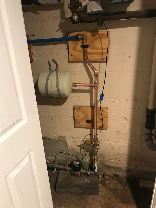Main water shut off valve