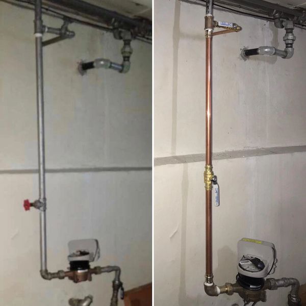 Water line replacement