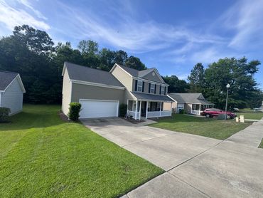 Professional manicured lawn