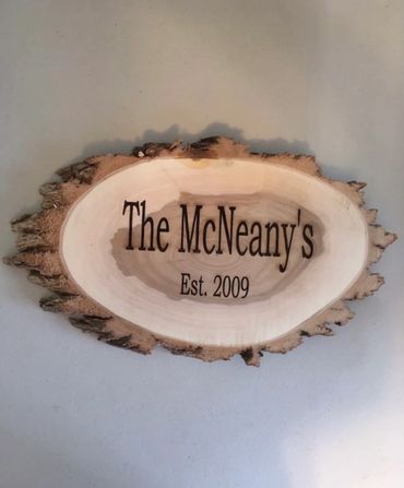 Your name and establised year.