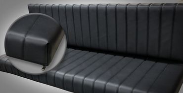 Sprinter van seating with custom look