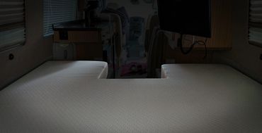 Sprinter van custom mattress topper