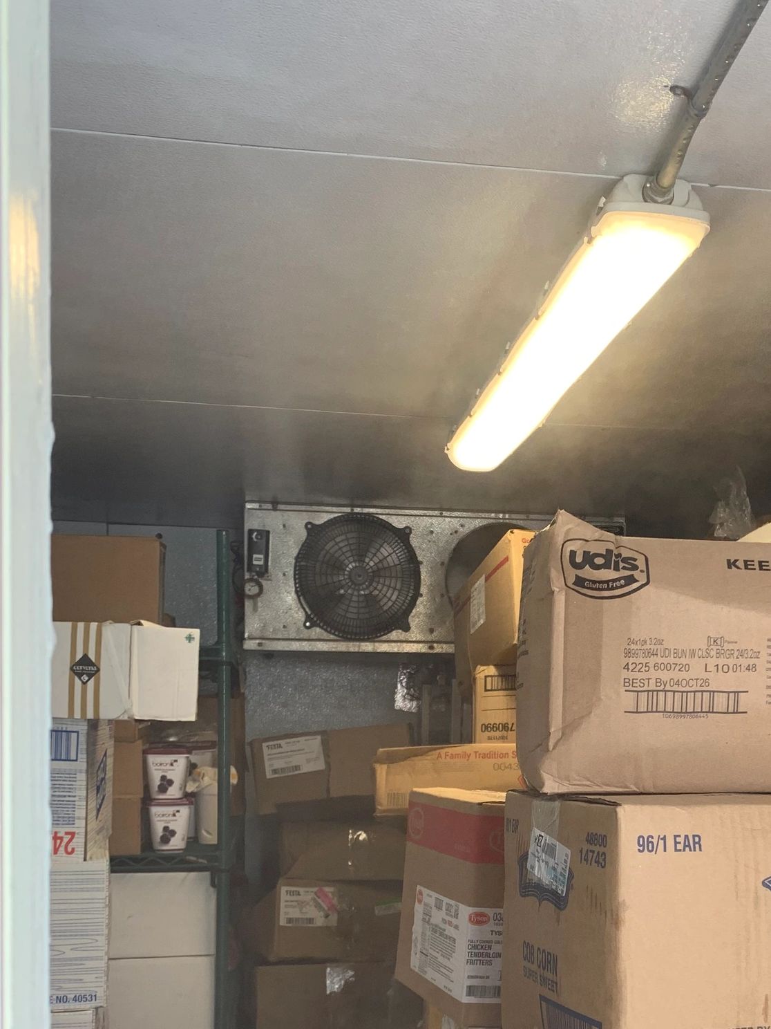 Refrigerator not temping properly. One of 1Call Refrigeration LLC master technicians repairing it.