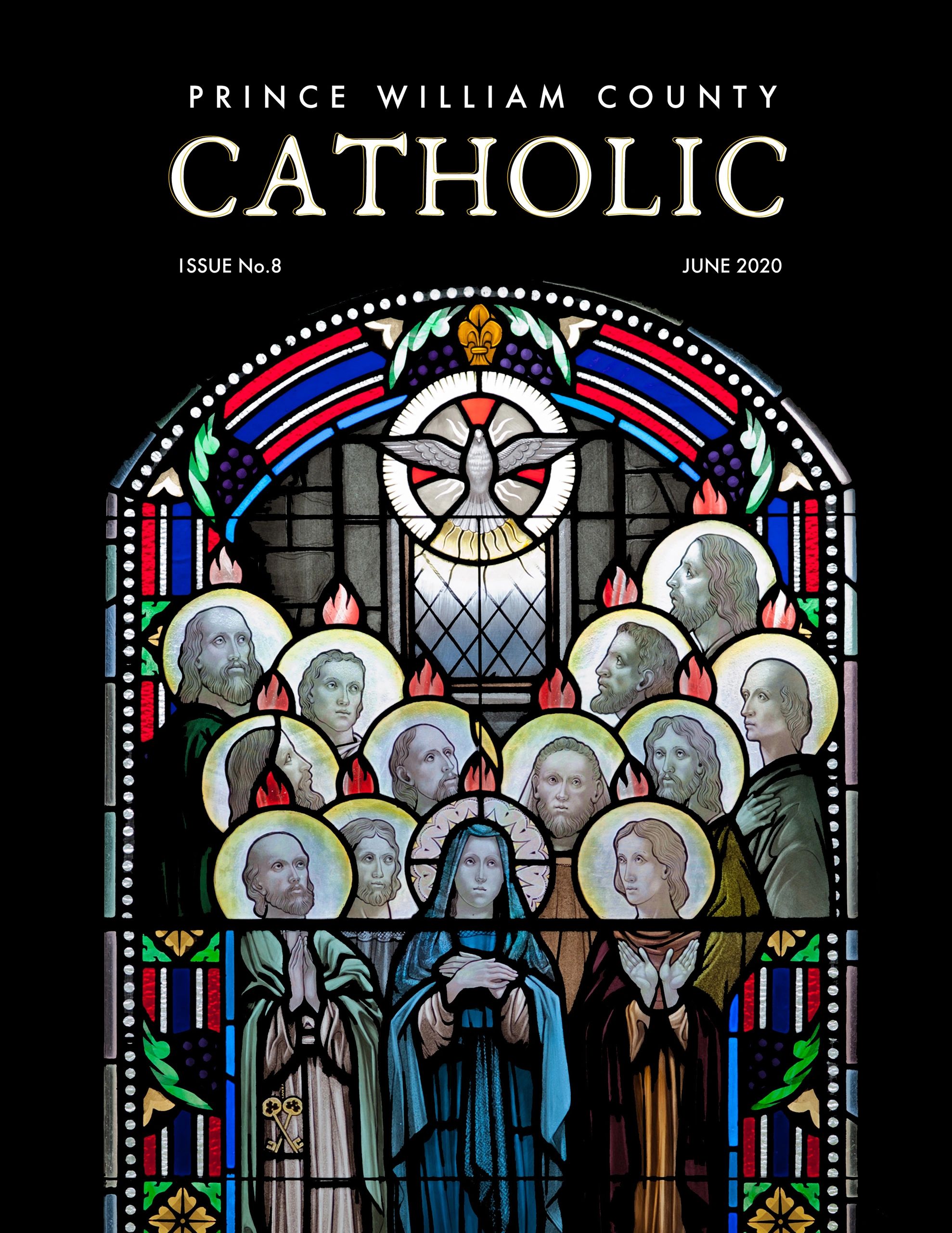 Stained Glass Holy Trinity Gainseville Pentecost
