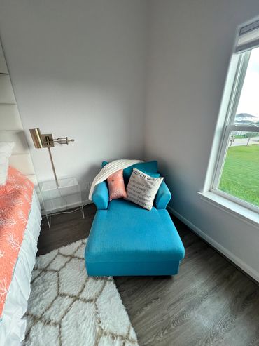 Sink into the lounge chair read a book or take a nap while looking out at the ocean.