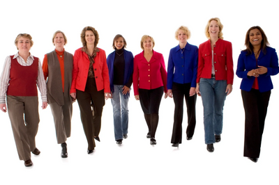 Group of women executives smiling