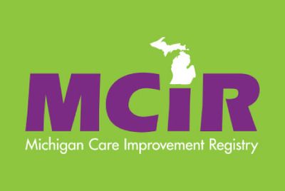 The MCIR (Michigan Care Improvement Registry) logo.