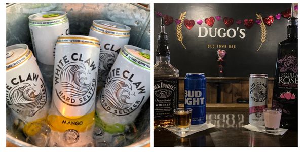 Beer or whiteclaw and a shot combo for $7.25!
Whiteclaw buckets 5 for $16