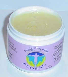opened floral body balm