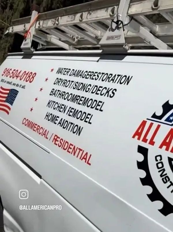 AAPC ride for water damage restoration jobs in Sacramento