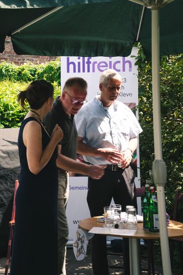 Letzte Absprachen vor dem offiziellen Beginn