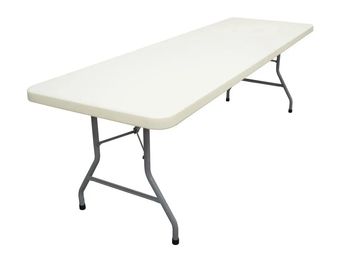 8 foot White Banquet Table