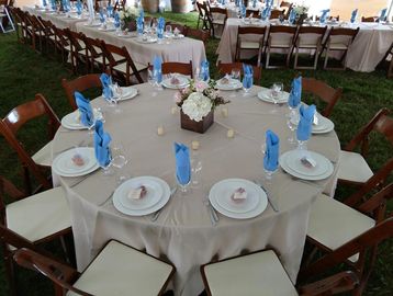 table linens and napkins