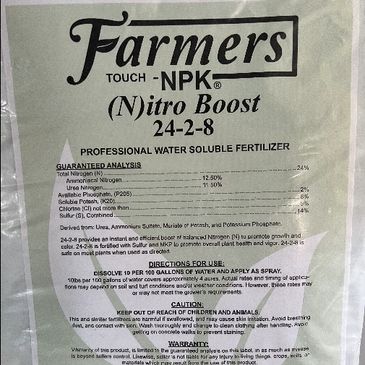 Slow-release liquid fertilizer for hay and pasture