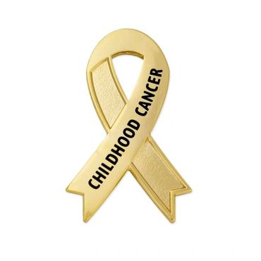A golden ribbon with takes Childhood Center