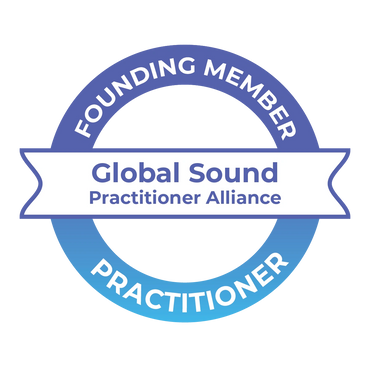 Badge for Founding Member of Global Sound Practitioner Alliance.