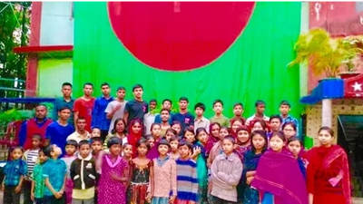 child haven ,charity from the profit,30+ children pausing for the picture