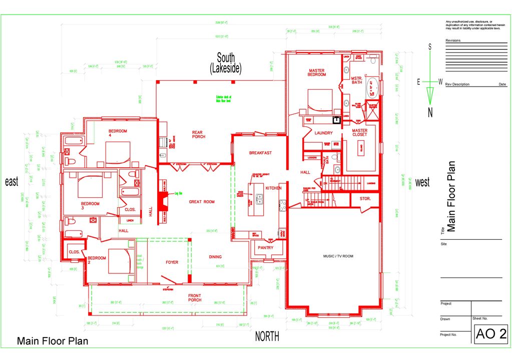 The internal detail of the waterside property above.