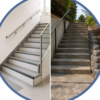 Interior and exterior staircases that can be investigated by EDA Forensics