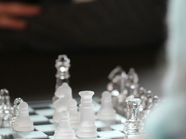 Chess board to signify being strategic