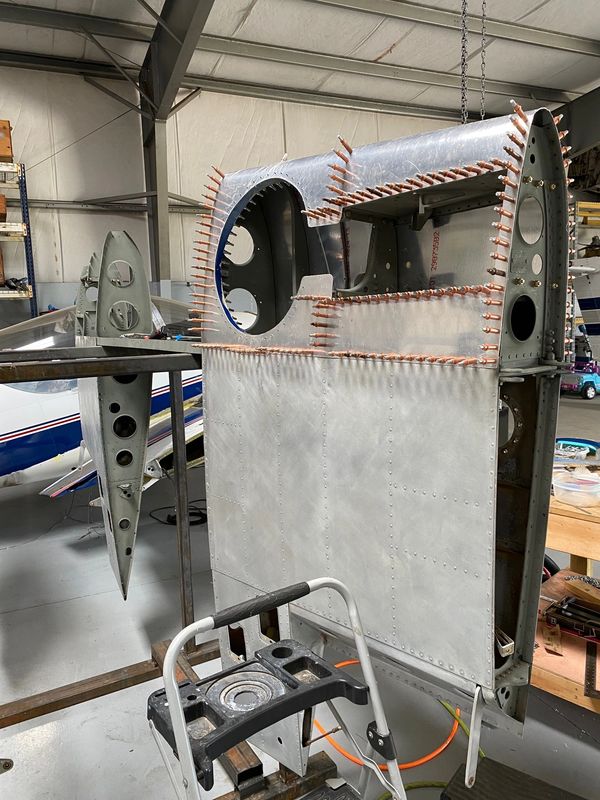 Globe Swift constructing new center section