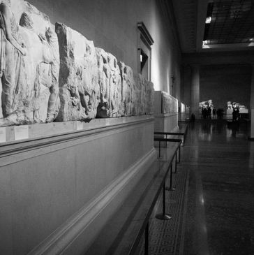The frieze in The British Museum
