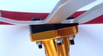 angled wedge for go kart steering wheel mounting