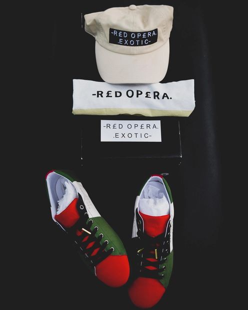 Red Opera Exotic Casual Designer Fashion and Footwear. 