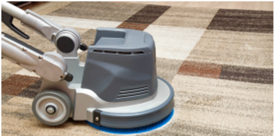 Low moisture carpet cleaning