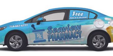 Seaview Pharmacy offers same-day delivery to cover all of Staten Island, and next-day delivery cover