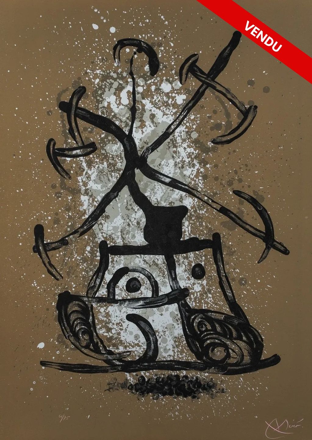 Joan Miró - L'entraineuse brun