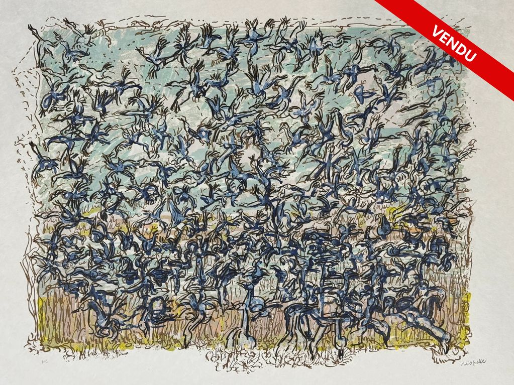 Jean-Paul Riopelle - Les Oies Bleues