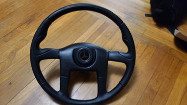 Black Mercedes Truck Modern steering wheel
